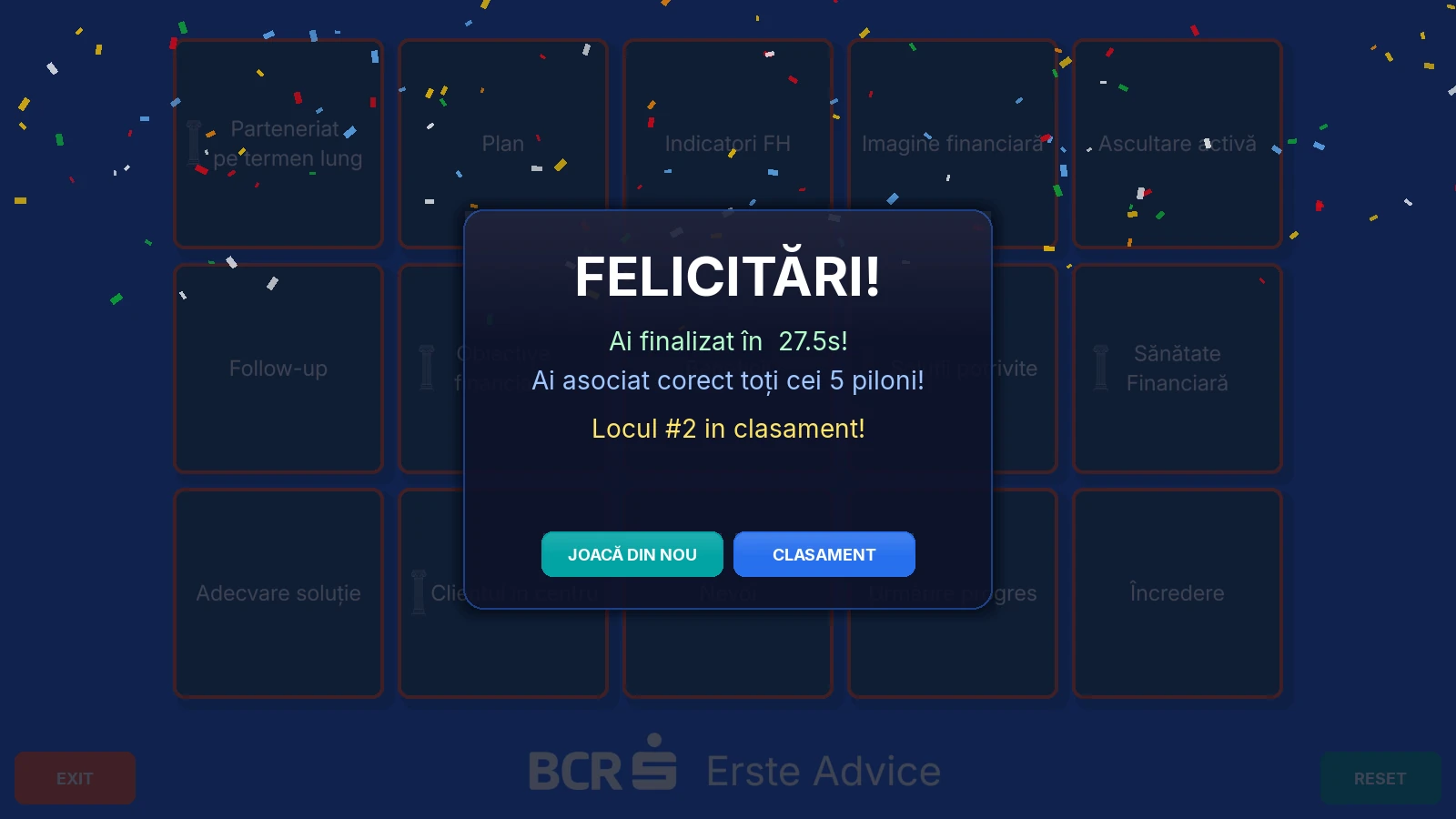 Activare BTL cu jocul interactiv Matching Game