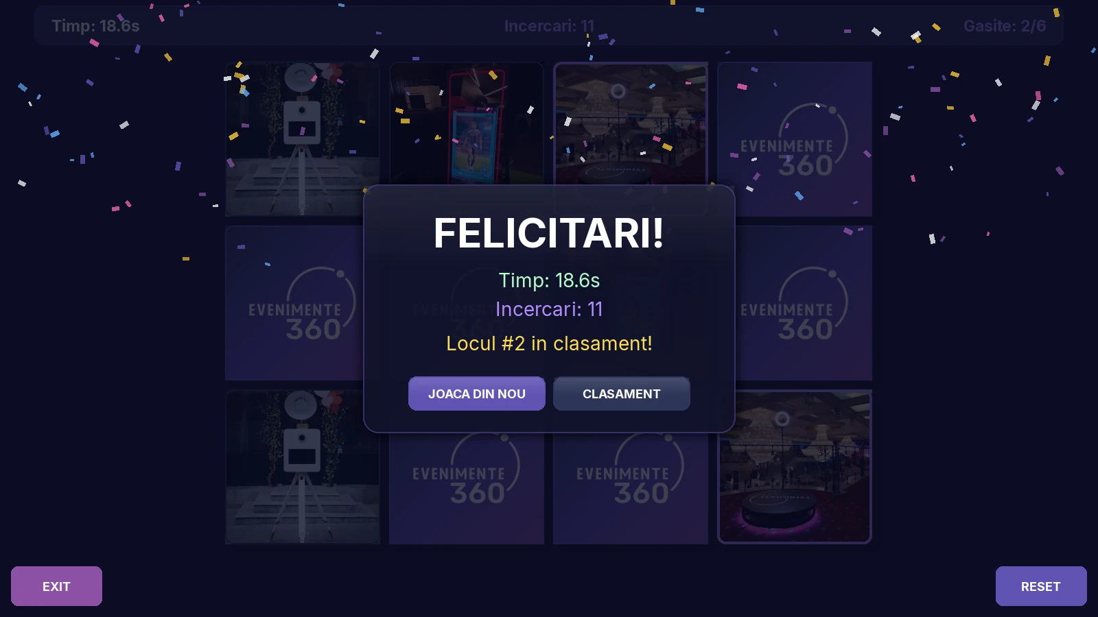 Activare BTL cu jocul interactiv Memory Game