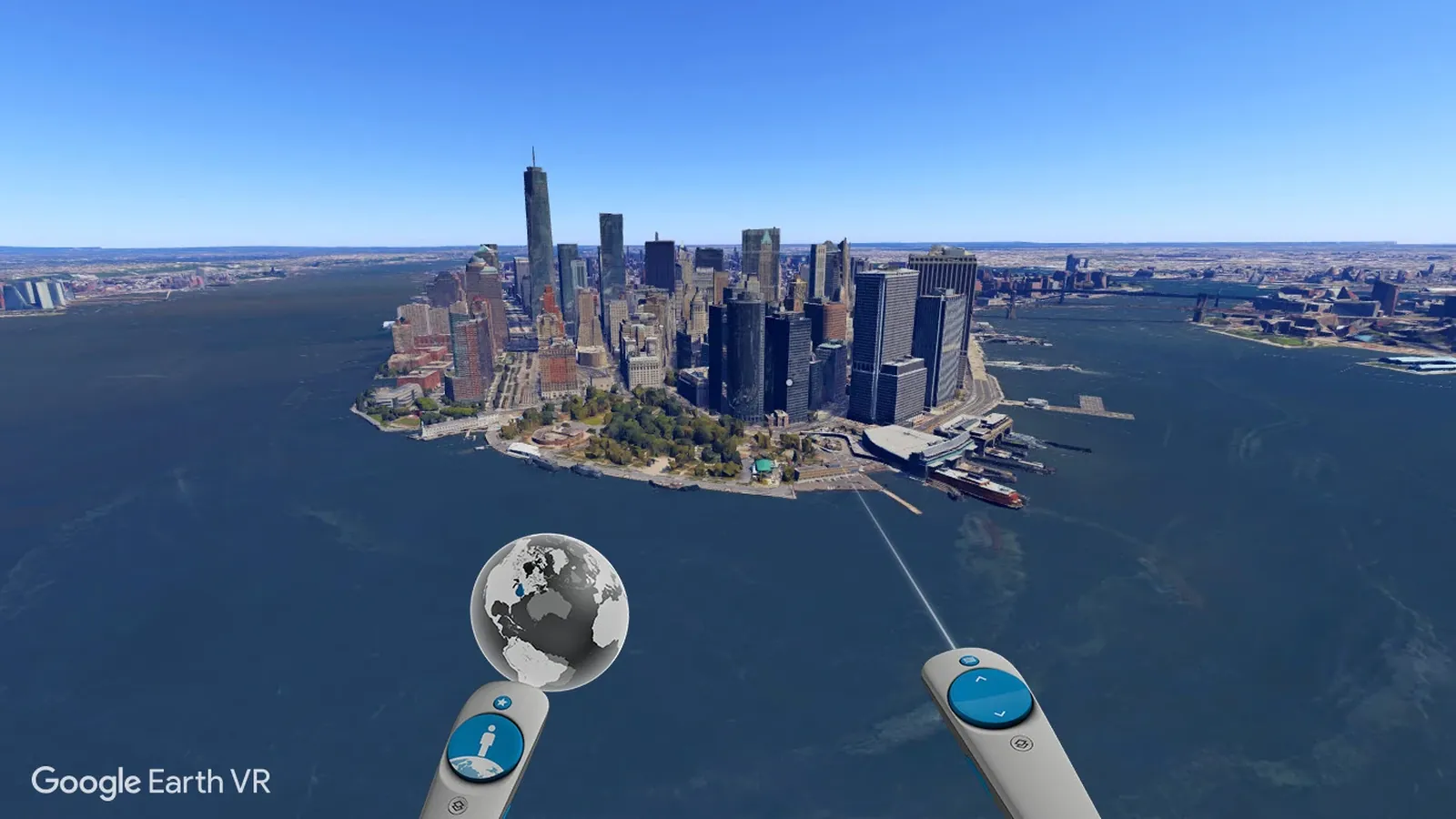 Zona VR cu Google Earth VR si operator dedicat la un targ