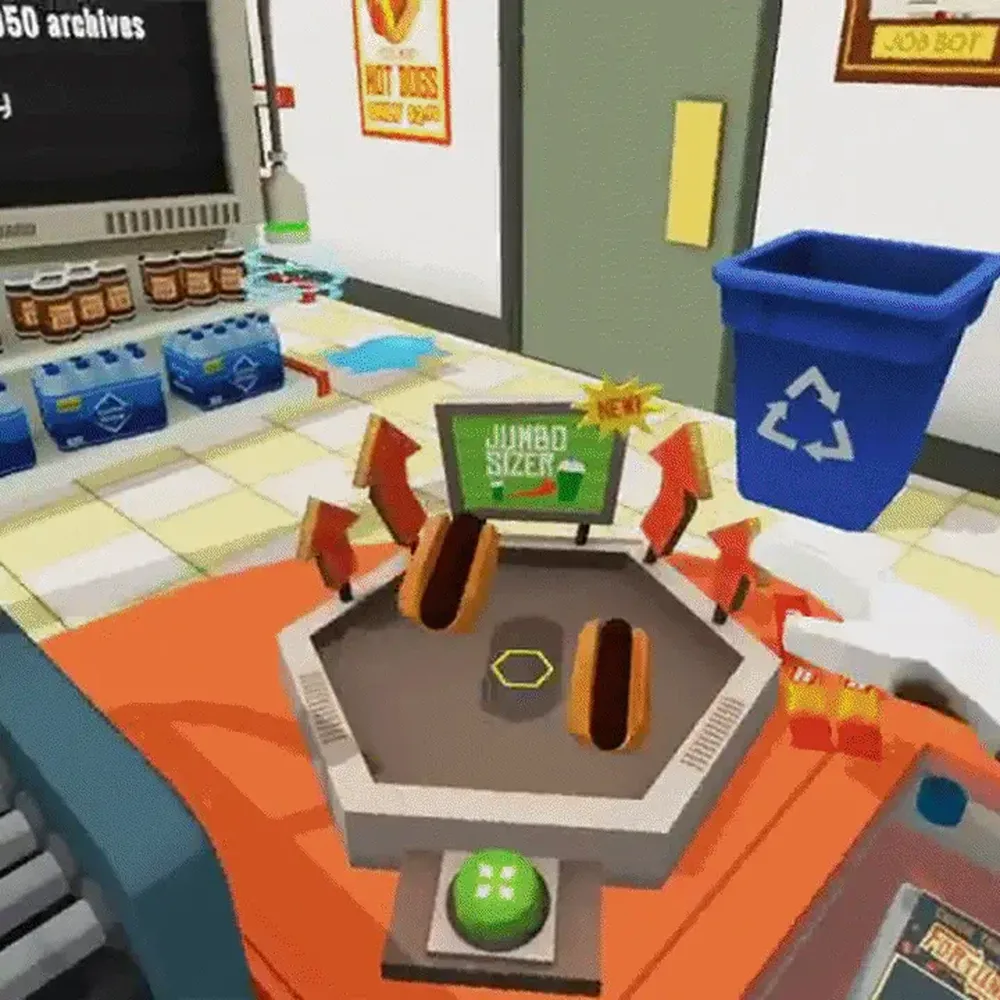 Job Simulator - experienta VR pentru evenimente si activari, pe headset Meta Quest 3 - Evenimente360