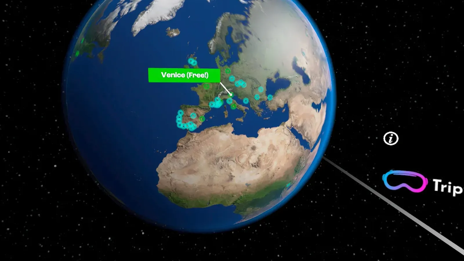 Zona VR cu TripToVR si operator dedicat la un targ de turism